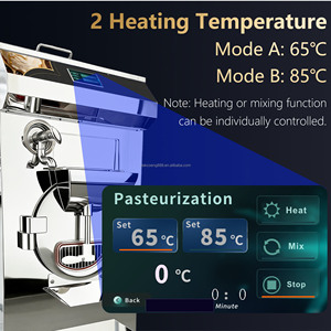 Ce Certified Combo Batch Freezer M10 Professional <b>Ice</b> Cream Gelato <b>Machine</b> with Pasteurizer Hard <b>Ice</b> Cream <b>Machine</b> for Business - Product Image 3