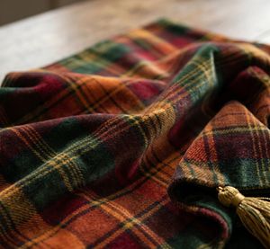 Tissu d'ameublement Premium Harvest Gold Plaid au mètre, imprimé à carreaux classiques, textile pour meubles, coussins de canapé, draperies et projets DIY - Product Image 4