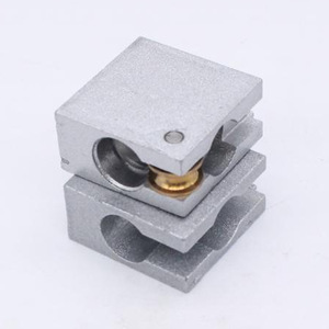 Chuangying Aluminum Alloy Right Angle Connecting Block Push Pull Slide Rail Guide Wheel Linear Motion Component - Product Image 2