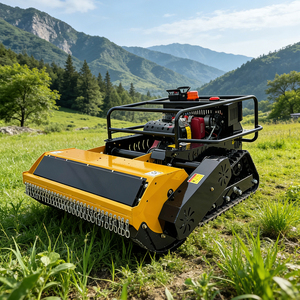 Tondeuse à <span class=keywords><strong>gazon</strong></span> industrielle télécommandée électrique 800mm 1000mm avec fonction de tonte pour grandes pelouses - Product Image 6