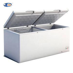 Produits phares X-MING, congélateur horizontal à double porte, grande capacité pour supermarché, réfrigération professionnelle - Product Image 1