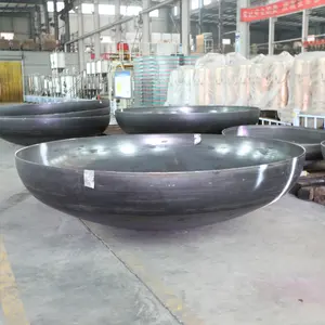 Setengah bola logam aluminium/Stainless Steel/karbon baja belahan bumi kepala untuk tangki