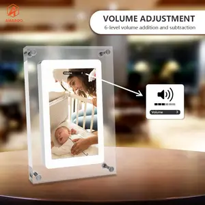 5inch 7inch 10.1inch White Acrylic Digital Photo Frames Share Photos For Videos