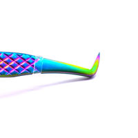 Pince à épiler de précision en forme de bec d'aigle 7 formes, durable, à pointe lisse, en acier inoxydable antirouille, pour la coupe des sourcils