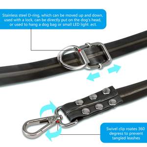 Benutzer definierte 3VDC LED-Batterie Leuchten Hunde leine Neues Design für kleine und mittlere Hunde Factory Direct EL-Produkte - Product Image 4