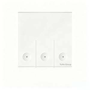 Minimalist Touch Wall Switch 10A 250V 1-Way Plastic IP20 Design - Product Image 2