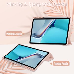Funda ultrafina de cuero sintético PU+acrílico con tapa triple para tableta Huawei <span class=keywords><strong>Matepad</strong></span> <span class=keywords><strong>11</strong></span> <span class=keywords><strong>2021</strong></span> - Product Image 2