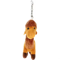 Charme suspendu en peluche porte-clés en peluche pendentif pour sac à main portefeuille sac à dos en peluche chameau porte-clés en peluche chameau porte-clés