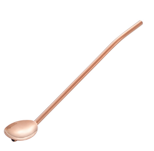 DFC308 Paille à boire réutilisable en métal colorée avec cuillère, en acier inoxydable 304 - Product Image 4