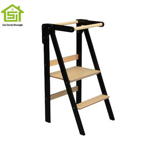 <span class=keywords><strong>Mini</strong></span> chef jeu de rôle pliable échelle <span class=keywords><strong>en</strong></span> <span class=keywords><strong>bois</strong></span> aide de cuisine <span class=keywords><strong>escabeau</strong></span> tour d'apprentissage pour les enfants - Product Image 1