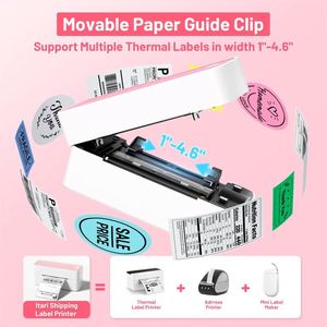 Impresora Térmica <span class=keywords><strong>de</strong></span> Etiquetas Phomemo 4x6 para Teléfono Móvil, Bluetooth, para Envíos, Compatible con eBay, Amazon, Almacén FBA - Product Image 5