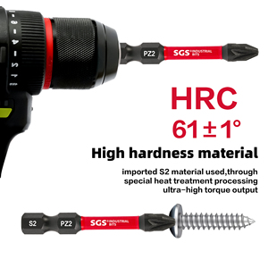 Nguồn nhà máy công nghiệp cấp Pozi tác động tuốc nơ vít <span class=keywords><strong>bit</strong></span> S2 Vật liệu PZ2 khoan tác động <span class=keywords><strong>bit</strong></span> phụ kiện công cụ điện bền - Product Image 5