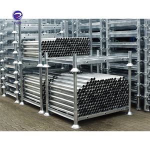 رف تخزين سقالة قابل للتكديس للخدمة الشاقة بسعة تحميل عالية من الفولاذ المجلفن - Product Image 5