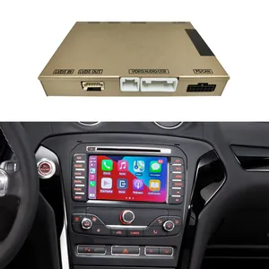 Kotak dekoder antarmuka otomatis Android, Tautan cermin atas jalan AirPlay nirkabel CarPlay untuk Ford Explorer Fusion Mondeo