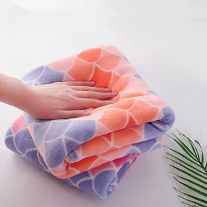 Chất lượng cao nhanh chóng-khô dệt kim Polyester khăn tắm thiết lập với mô hình mới lạ cho sử dụng hàng ngày hoặc nhà Quà Tặng - Product Image 1