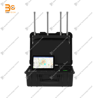Détecteur de drones portable de type mallette, portée 1-10 km, pour le suivi et l'identification des DJI Mavic/Air/Mini/FPV/Avata