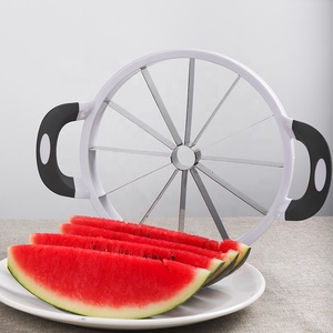 ANJUKE Trancheuse de pastèque en acier inoxydable durable Cutter Server Corer <span class=keywords><strong>Gadgets</strong></span> de cuisine - Product Image 3