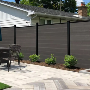 <span class=keywords><strong>Palissade</strong></span> d'intimité extensible <span class=keywords><strong>en</strong></span> Faux métal de latte de clôture de confidentialité <span class=keywords><strong>en</strong></span> <span class=keywords><strong>bois</strong></span> de conception professionnelle - Product Image 1