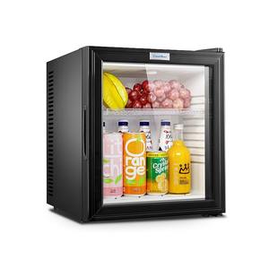 Réfrigérateur compact CoolBar 25L, mini-réfrigérateur transparent à porte simple, faible niveau sonore, pour usage en chambre d'hôtel - Product Image 1
