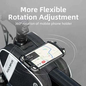 Bolsa delantera para bicicleta con pantalla táctil, bolsa para manillar, accesorios para bicicletas, bolsa para teléfono. - Product Image 3