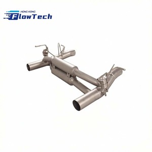 ระบบท่อไอเสียแบบ Axle-Back พร้อมวาล์ว รุ่น SS304 สำหรับ Ferrari F8 Tributo/Spider 3.9T V8 แบบปลายท่อคู่เดี่ยว พร้อมระบบควบคุมวาล์วแบบ OEM - Product Image 6
