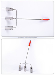Brûleur GPL multi-têtes, lance-flammes à double, triple ou quadruple buse, lance-flammes liquéfié haute température - Product Image 5