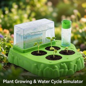 Station météo écologique EPT 4-en-1, laboratoire de culture de plantes avec cycle de l'eau et simulateur de tornade, kit d'expériences scientifiques STEM pour enfants - Product Image 2