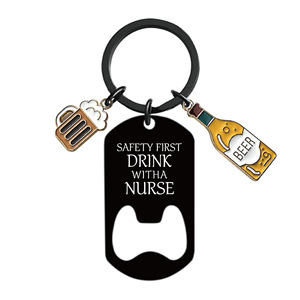 <span class=keywords><strong>Porte</strong></span>-clés en acier inoxydable, ouvre-bouteille de bière pour <span class=keywords><strong>papa</strong></span>, cadeau de fête des pères de la part de sa fille/fils, cadeau d'anniversaire pour homme - Product Image 5