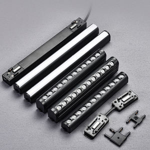 Ultra Slim Moder <b>Indoor</b> <b>Lighting</b> Surface Mounted Moder 48v Led Magnetic Track Light Spotlight Flood Folding Grille Light - Product Image 3