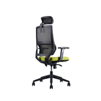 Chaise de bureau ergonomique entièrement en maille avec dossier inclinable, accoudoirs réglables et base en nylon pour les employés de bureau et les dactylographes