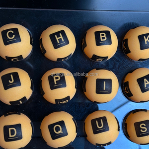Lot de balles de <span class=keywords><strong>bingo</strong></span> populaires avec numéros et puces RFID, balles de loterie ludiques de type ping-pong 40MM - Product Image 3