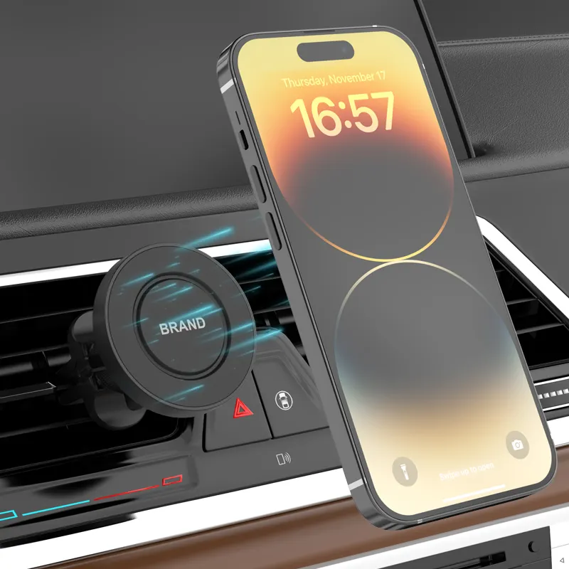 Latest Products 2023 Adjustable Magnetic Phone Holder Car Ac Vent Clip Mount For IPhone 12 13 14