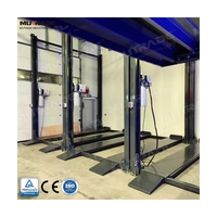 Système de stationnement intelligent avec poteaux de stationnement flexibles, optimisation de l'espace, empileurs triples et quadruples