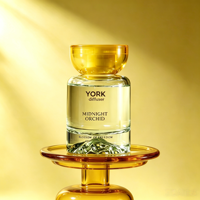 Bouteille diffuseur à roseaux en verre 100 ml, fond épais, couleur personnalisée, sérigraphie, marquage à chaud, pulvérisateur à pompe, bouchon, fibre