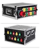 Caja de Distribución de Energía de Audio para Escenario, Sistema de Subestación de Control de Audio en Flight Case, 12 Canales, 24 Vías, OEM Personalizado