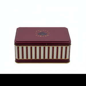 1.6L Vintage Circus Elegance 115x190x80mm Boîte de rangement rectangulaire en métal 1.6L Vintage Circus Elegance - Product Image 2