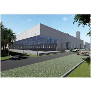 Mini entrepôt moderne en acier préfabriqué en libre-service Petits hangars de bâtiment extérieurs Conception d'atelier préfabriqué - Product Image 4