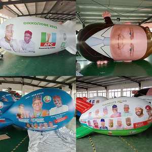 <span class=keywords><strong>Dirigible</strong></span> Inflable, Globo Gigante de Helio con Impresión de Logotipo Personalizado, Globo Publicitario Gigante Volador - Product Image 6
