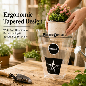 Bolsas Transparentes de OPP para Flores, Empaque <span class=keywords><strong>Impermeable</strong></span> Trapezoidal con Asas y Logotipo Personalizado, Venta al Por Mayor de Fábrica - Product Image 4