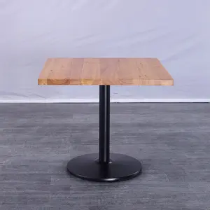 (SP-RT612) экономичный прочный деревянный обеденный стол, ресторанная мебель