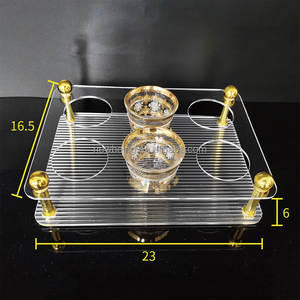 Table pliante en acrylique transparente en feuille d'<span class=keywords><strong>or</strong></span> <span class=keywords><strong>et</strong></span> d'<span class=keywords><strong>argent</strong></span> petite table à manger avec estampage en <span class=keywords><strong>or</strong></span> <span class=keywords><strong>et</strong></span> <span class=keywords><strong>argent</strong></span> pour le stockage - Product Image 5