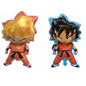 Venta al por mayor juguetes para niños decoración de fiesta de cumpleaños 18 pulgadas redondo personaje de dibujos animados impreso Dragon <span class=keywords><strong>Goku</strong></span> Ball globos solo Unisex LM - Product Image 6