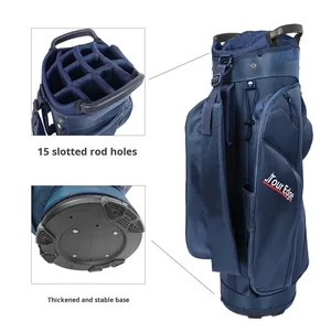 Bolsa de Golf de Nailon Ultraligera y Portátil con Cierre de Cremallera con Diseño Personalizado, 9.5x35 Pulgadas, Impermeable, para Juego Completo de Palos - Product Image 5