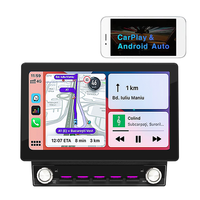 Lecteur multimédia de voiture universel à écran tactile IPS, CarPlay sans fil et Android Auto, GPS double 2 Din 10 pouces, micro pour autoradio Android