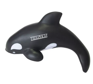 Imprinted Killer Whale Stress Relievers Marine Theme Promotional Gifts Custom Logo Bulk Wholesale Corporate Events - Product Image 1