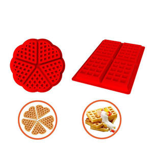 Silicone Cake 3d Soap <strong>Mould</strong> 6 Hole Round WAFFLE Shape Cake Mold <strong>Cheese</strong> Silicone Mold COOKIE Cake Resin Bpa Free - Product Image 1