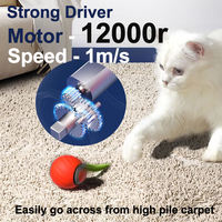 Nouvelle vente flash 360 °   Jouet de balle intelligent interactif pour chien automatique Jouet interactif pour chat Balle roulante avec chargeur USB
