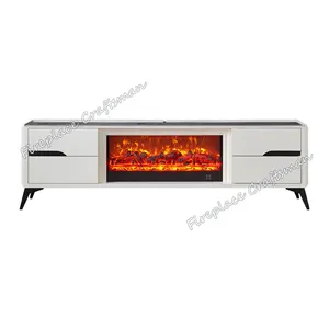 High Quality Custom Logo Easy Operation modern gas heater wood fireplace water indoor fireplace