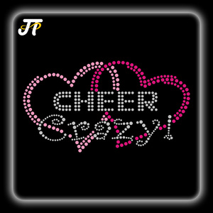 T & J Tùy Chỉnh Bling 3D Hình Trái Tim Sắt-On Sửa Chữa Nóng Pha Lê Motif Thân Thiện Với Môi Thạch <span class=keywords><strong>Sequin</strong></span> Các Bản Vá Lỗi Wake Cầu Nguyện Slay - Product Image 1