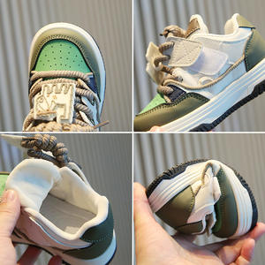 รองเท้ากีฬาเด็กออลซีซั่นส์ สำหรับเด็กชายและเด็กหญิง พื้นรองเท้านุ่มกันลื่น ระบายอากาศได้ดี อบอุ่น เป็นมิตรกับสิ่งแวดล้อม ด้านบนทำจากผ้าที่ยืดหยุ่นได้ - Product Image 3